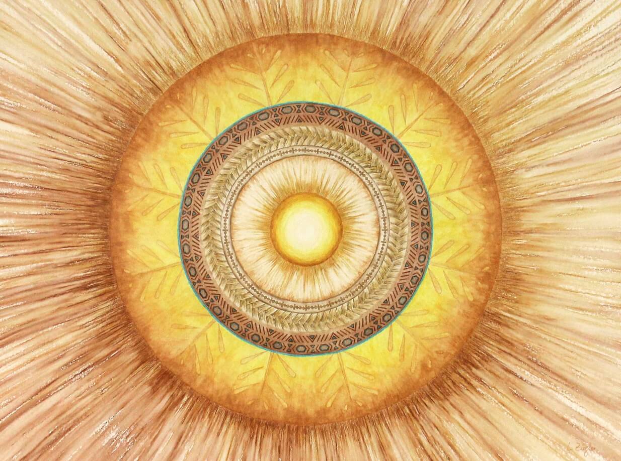 Mandala als Achtsamkeitsübung: „Azteke“ von Lisa-Marie Ziegler