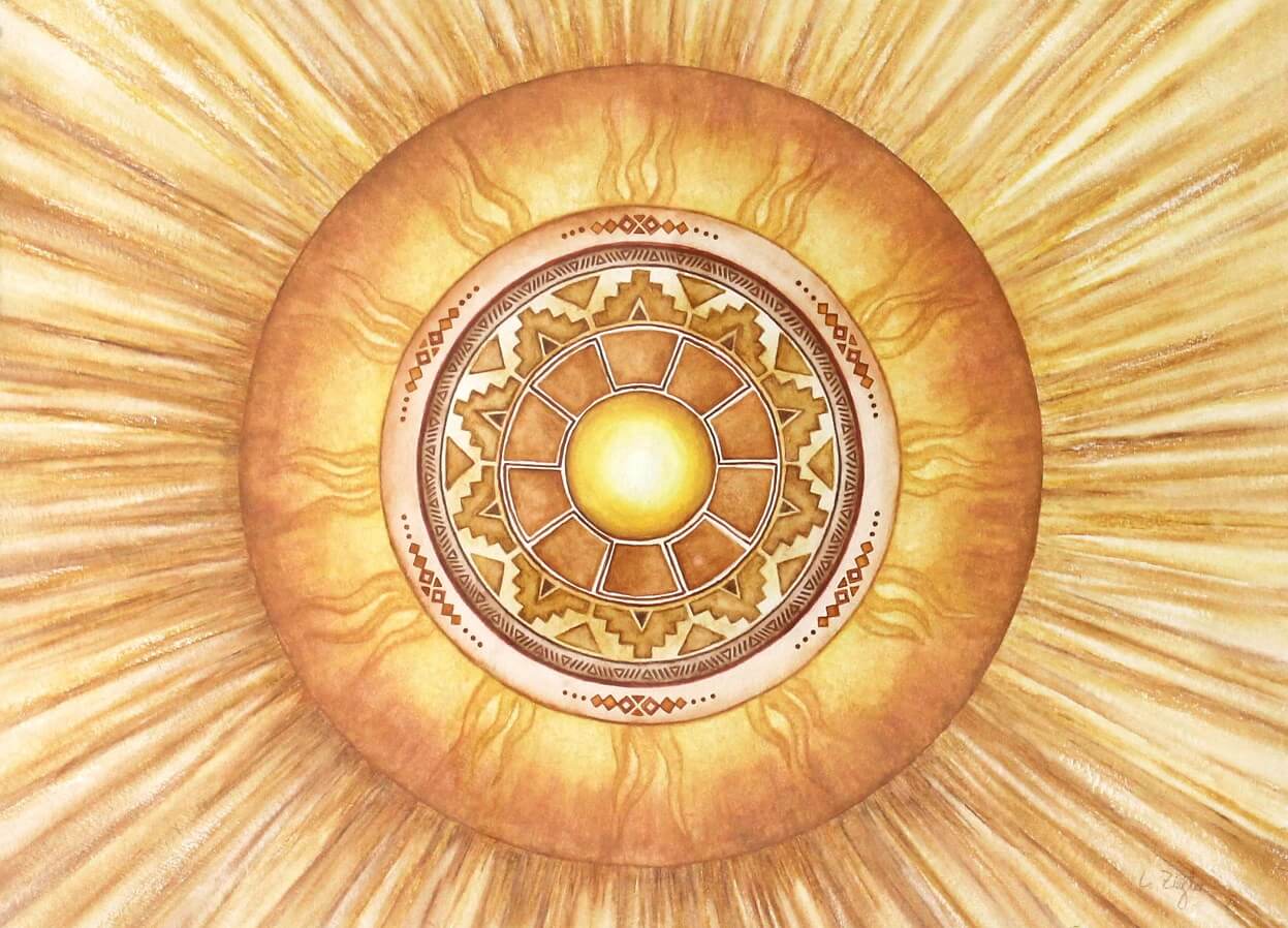 Mandala: „Maya“ von Lisa-Marie Ziegler
