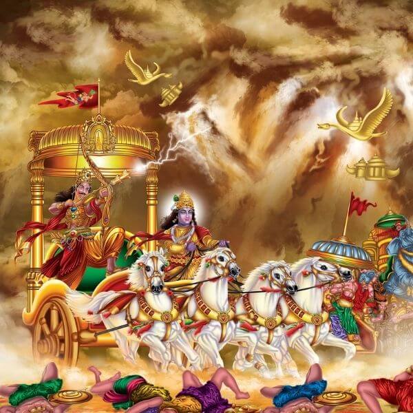 Bhagavadgita: Arjuna im Krieg
