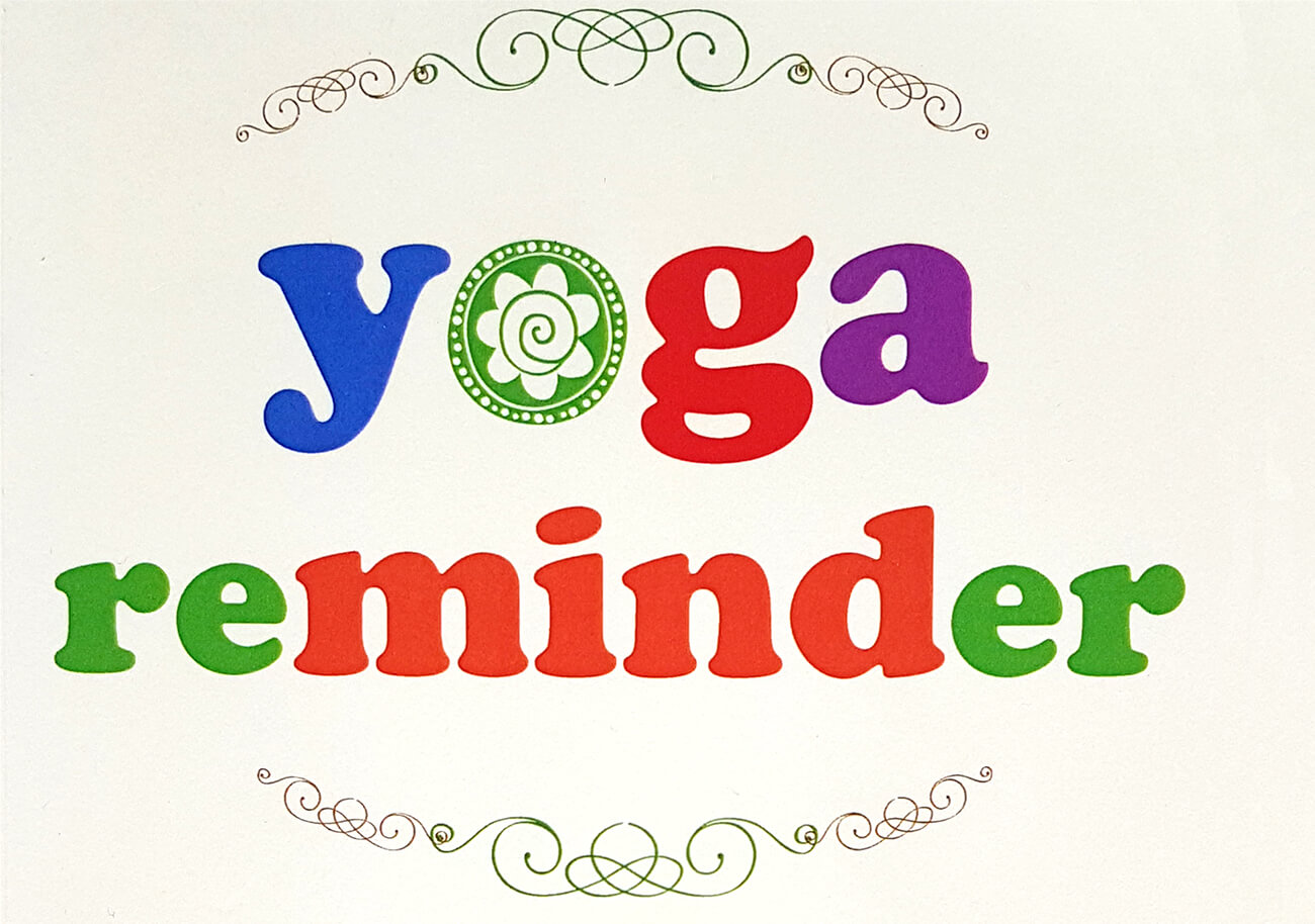A.G. Mohan - Yoga Reminder
