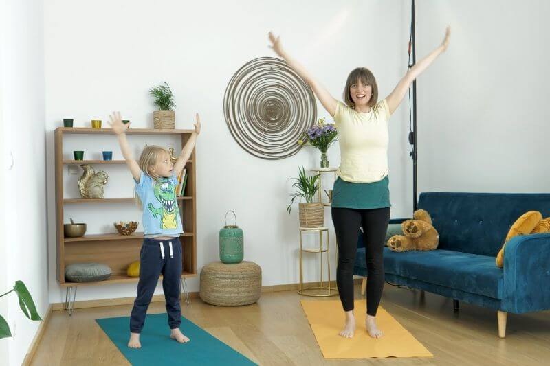 Yoga-Übungen mit Kindern
